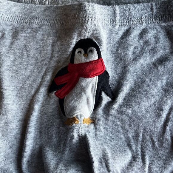 Carter's Baby Boy Cozy Outfit Bundle 9 Months Plaid Fleece Penguin Red Black - Picture 3 of 8